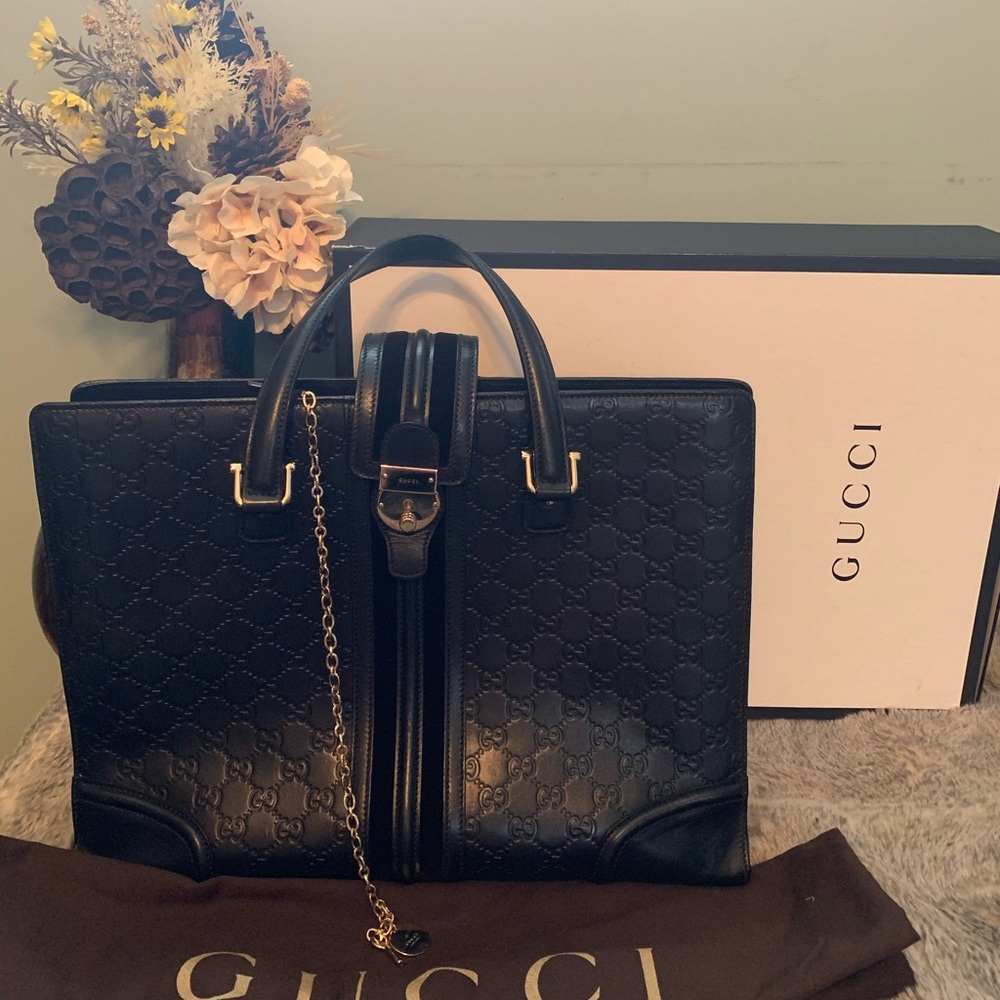 ❌❌SOLD❌❌Gucci Guccissima Briefcase